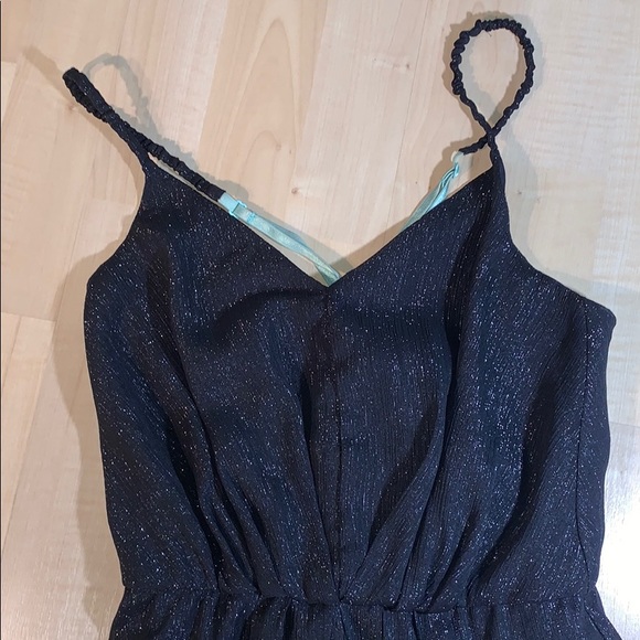 BCBGeneration Black Sparkle High Low dress - Picture 5 of 9